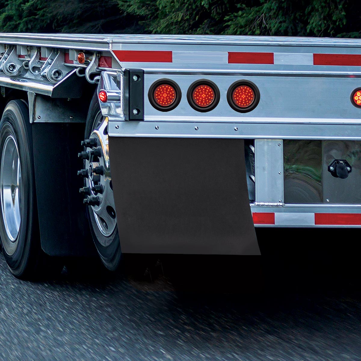 24" X 24" Black PROFLEX Mud Flap - Thumbnail 8