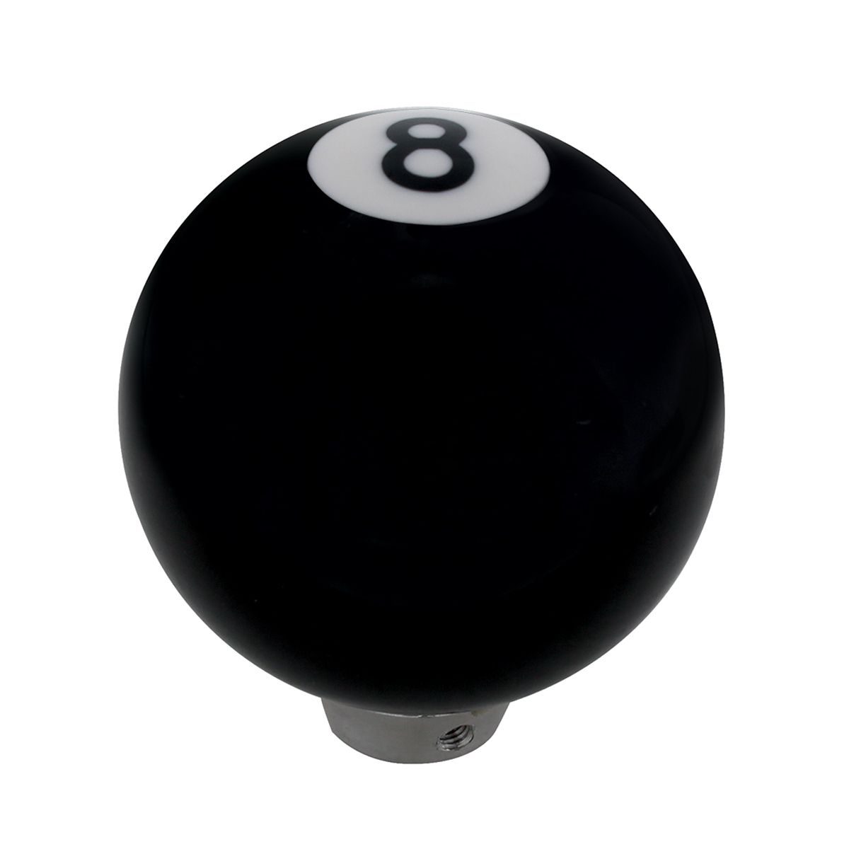 Number 8 Pool Ball Gearshift Knob - Gloss Black