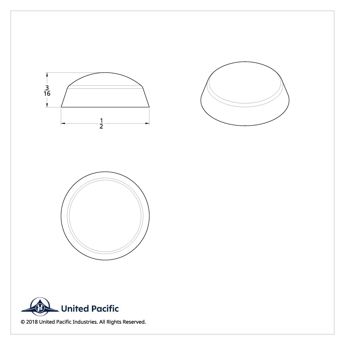 Chrome Plastic Snap-On Screw Head Cover For #6 And #8 Screw (10-Pack) - Thumbnail 3
