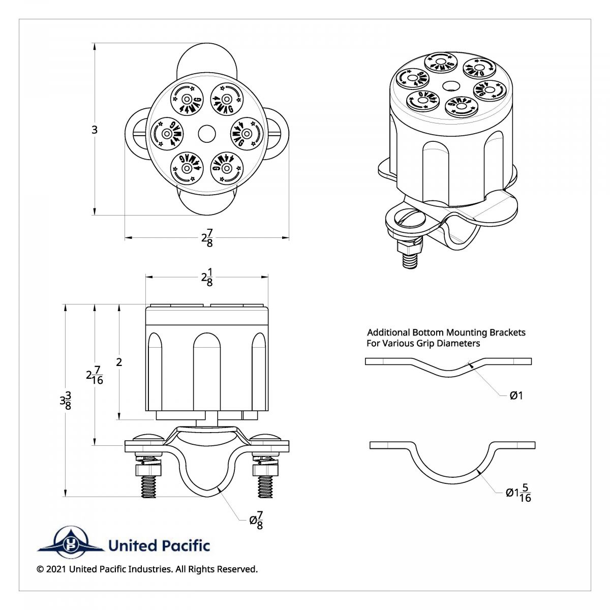 Chrome Aluminum Gun Cylinder Steering Wheel Spinner - Thumbnail 7