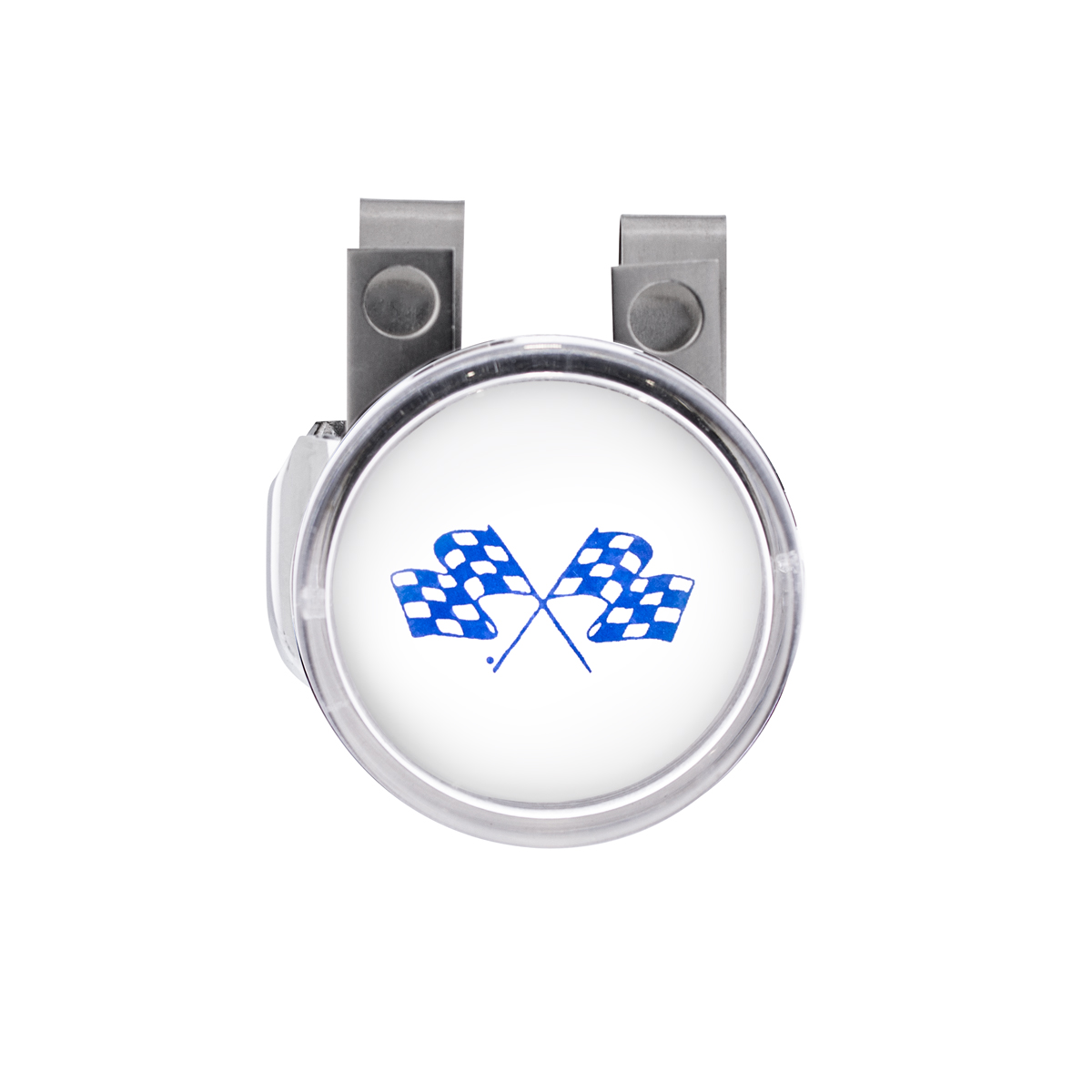 Vintage Steering Wheel Spinner With Clear Removable Top & Additional Flag Inserts - Thumbnail 11