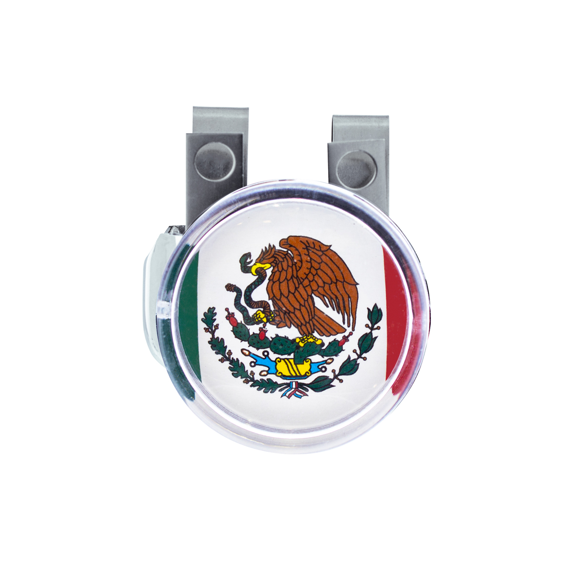 Vintage Steering Wheel Spinner With Clear Removable Top & Additional Flag Inserts - Thumbnail 7