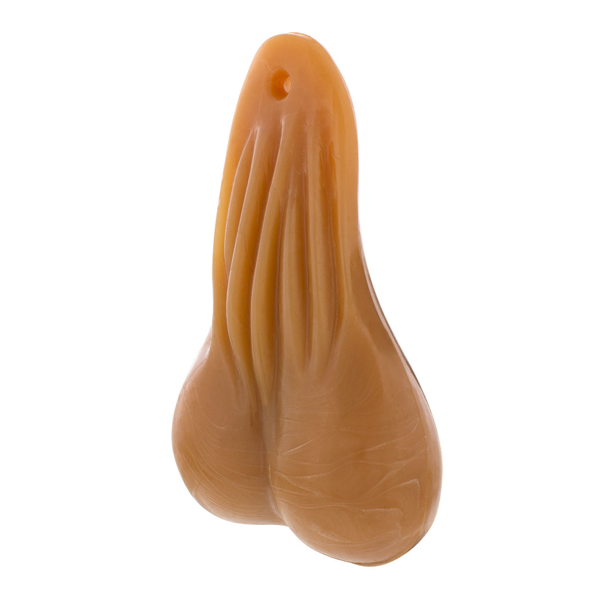 8-1/4" Tall Large Low-Hanging Rubber Balls - Tan - Thumbnail 2