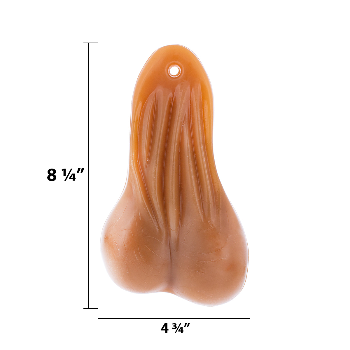 8-1/4" Tall Large Low-Hanging Rubber Balls - Tan - Thumbnail 8