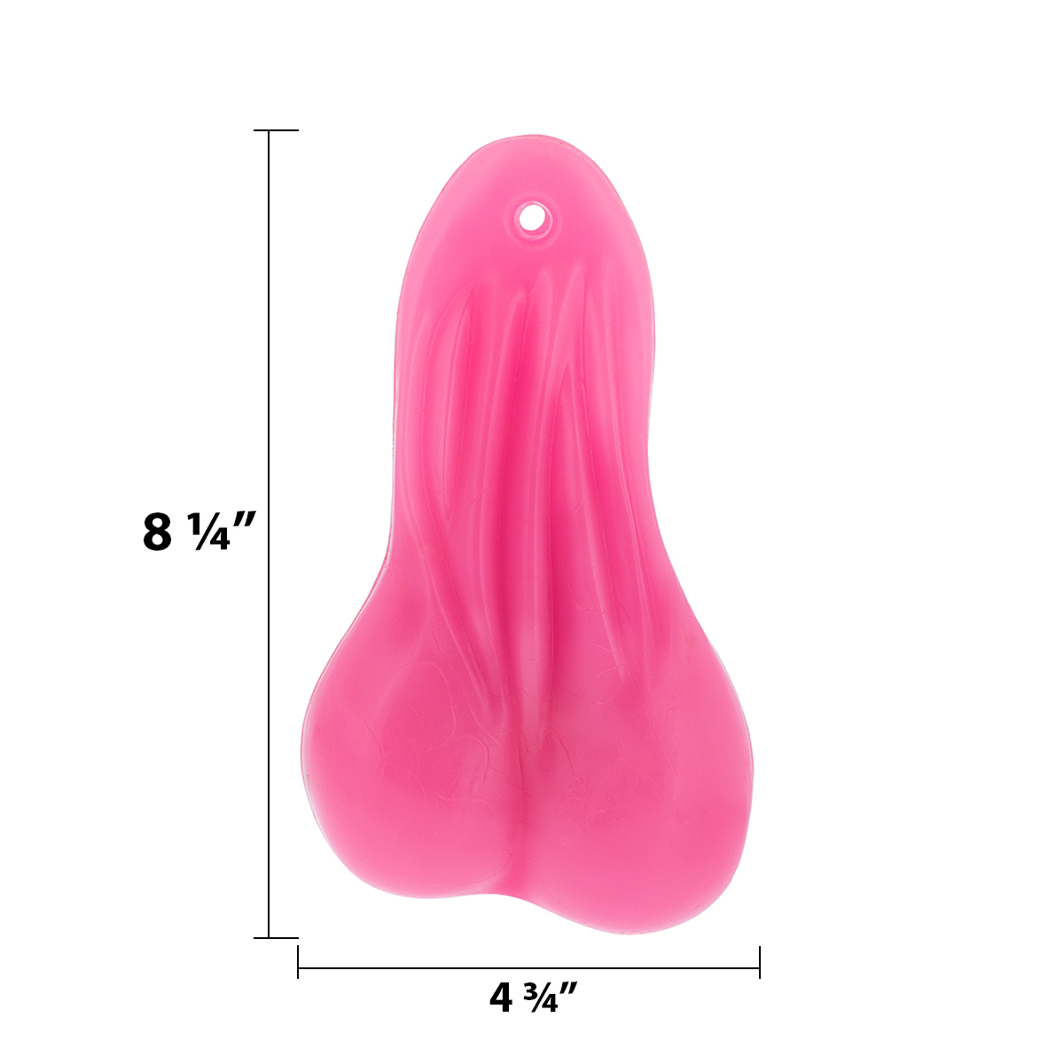 8-1/4" Tall Large Low-Hanging Rubber Balls - Pink - Thumbnail 8