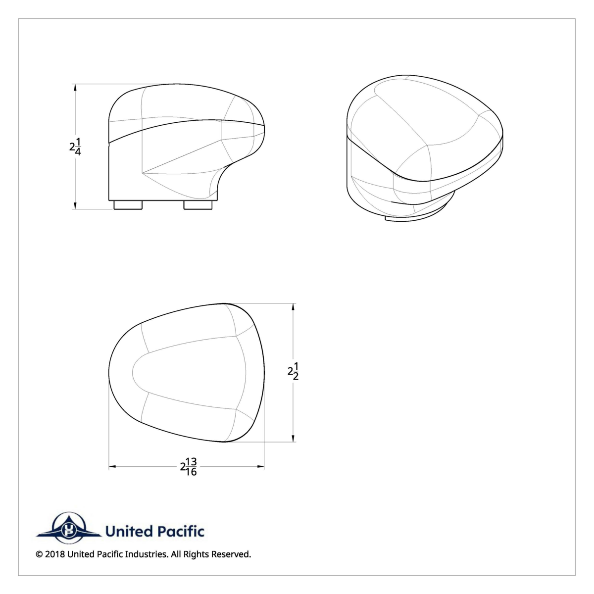 Large Eaton Fuller 13/15/18 Speed Gearshift Knob - Chrome - Thumbnail 7
