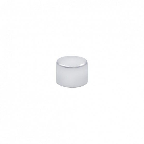 Chrome Plastic Socket Head Screw Caps For 1/4" Screw (10-Pack)