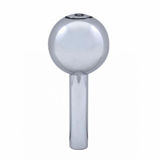 Chrome Large "8" Ball Door Lock Knobs (2pc/set) - Thumbnail 2