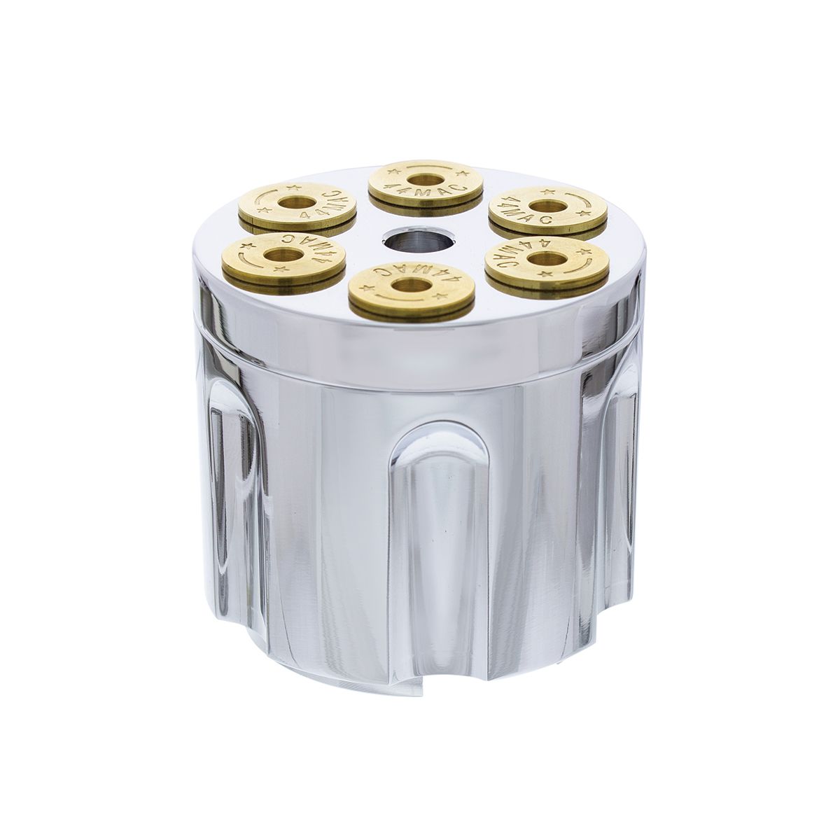 Gun Cylinder 13/15/18 Speed Gearshift Knob - Chrome