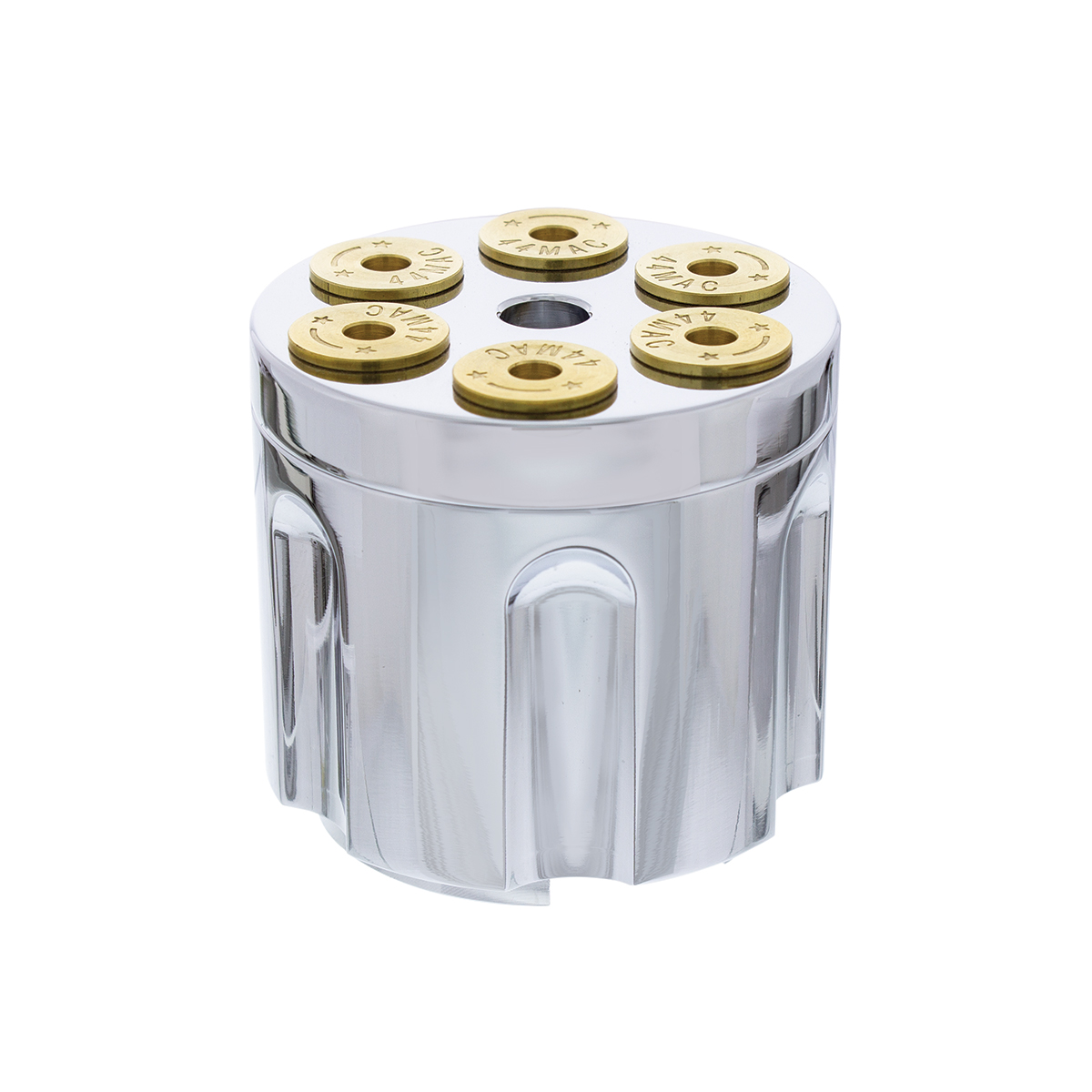 Gun Cylinder 13/15/18 Speed Gearshift Knob - Chrome - Thumbnail 2