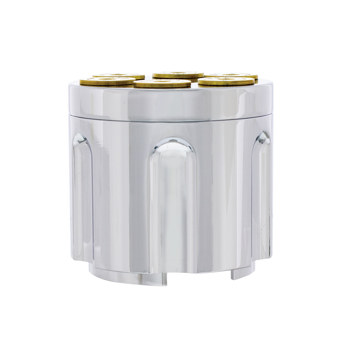 Gun Cylinder 13/15/18 Speed Gearshift Knob - Chrome - Thumbnail 3