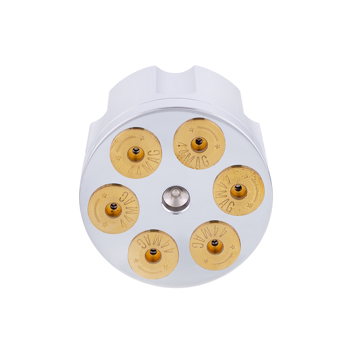 Gun Cylinder 13/15/18 Speed Gearshift Knob - Chrome - Thumbnail 7