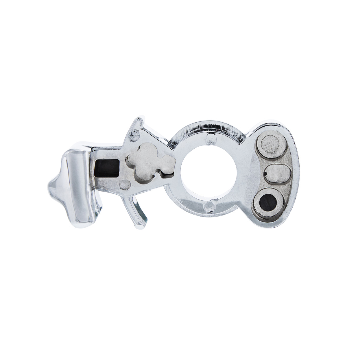 Chrome Plastic Splitter Button For Eaton Fuller 18 Speed Shifter - Thumbnail 4