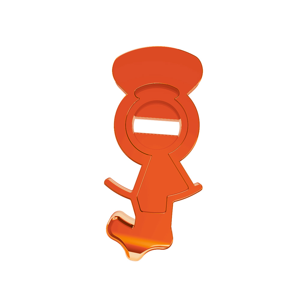 Candy Color Plastic Splitter Button For Eaton Fuller 13 Speed Shifter-Cadmium Orange - Thumbnail 5