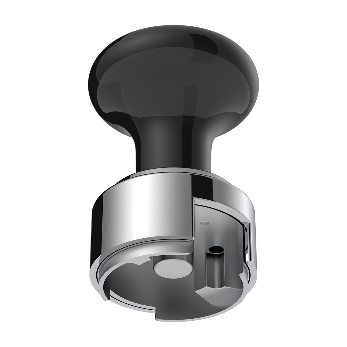 Thread-On Gearshift Knob With 13/15/18 Speed Adapter & Mexico Flag Sticker - Black - Thumbnail 3