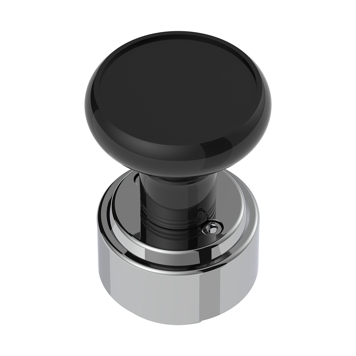 Thread-On Gearshift Knob & Adapter For Eaton Fuller Style 9/10 Shifter - Black - Thumbnail 3