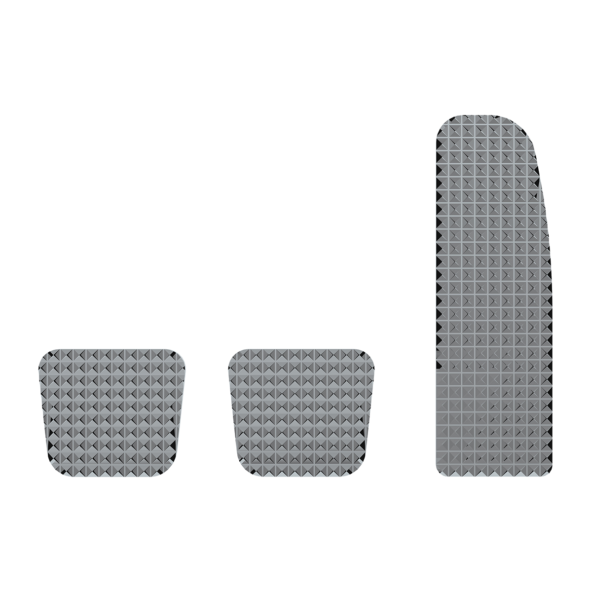 Chrome Billet Aluminum Diamond Pedal Set For 2008-2017 Freightliner Cascadia/Coronado/M3 - Thumbnail 2