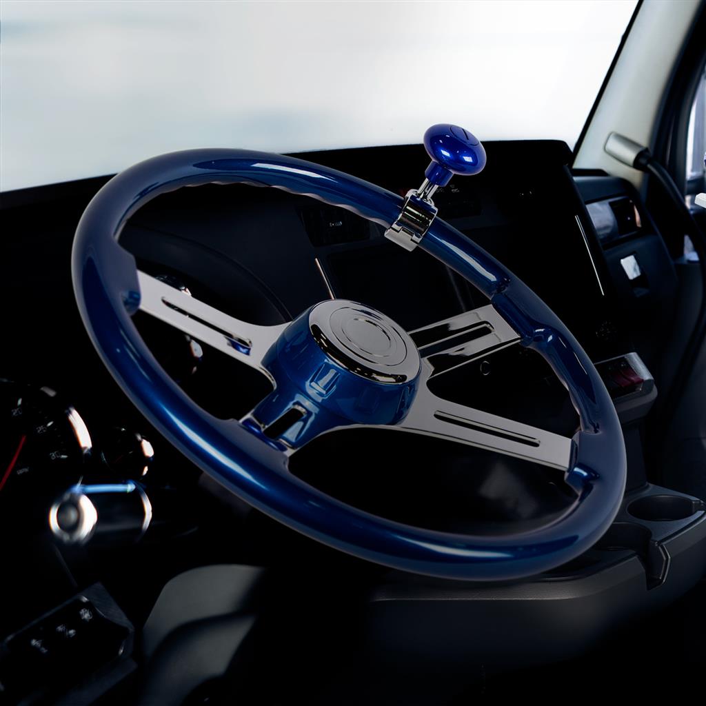 Heavy Duty Steering Wheel Spinner - Indigo Blue - Thumbnail 5