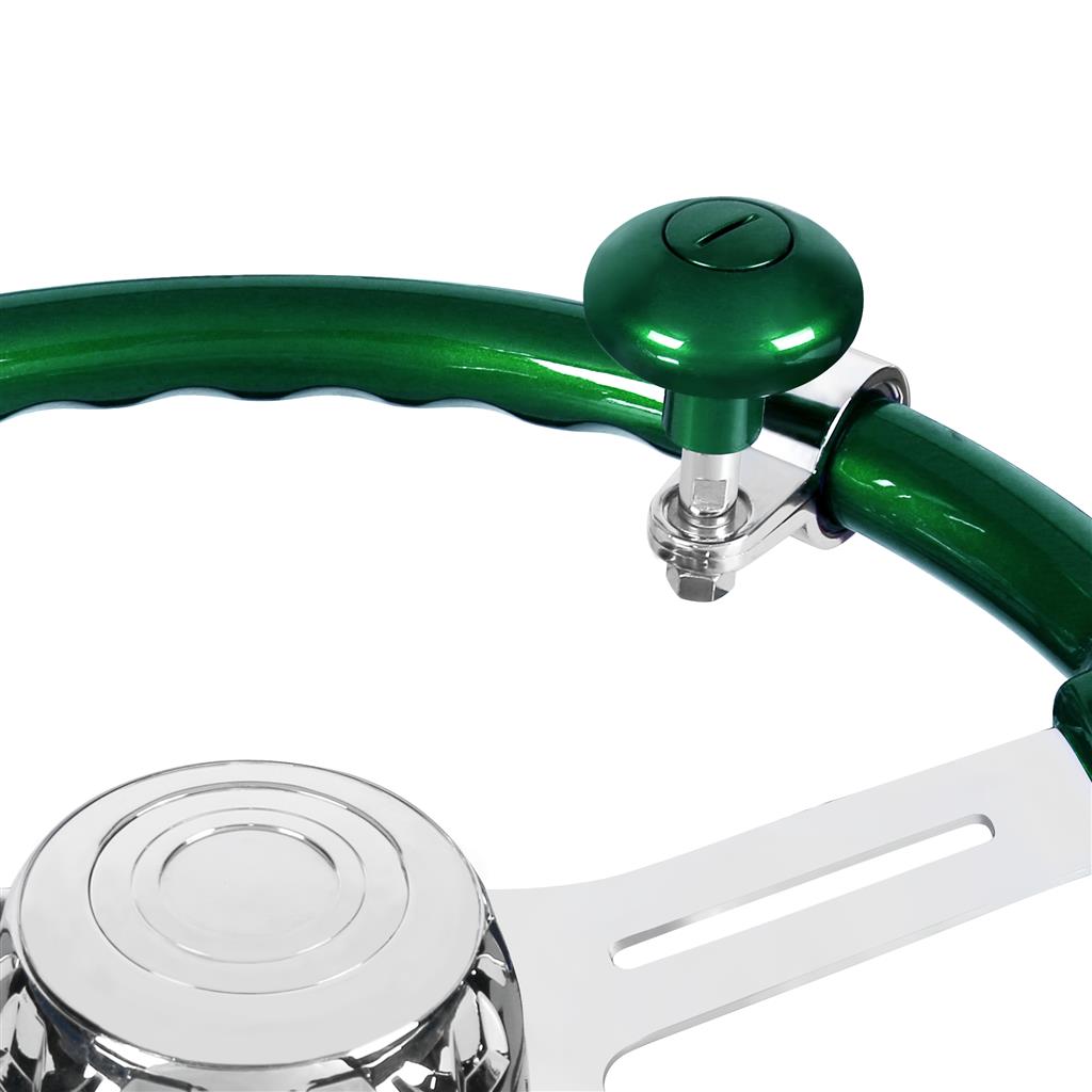 Heavy Duty Steering Wheel Spinner - Emerald Green - Thumbnail 5