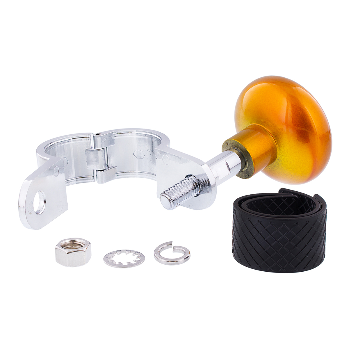 Heavy Duty Steering Wheel Spinner - Electric Yellow - Thumbnail 7