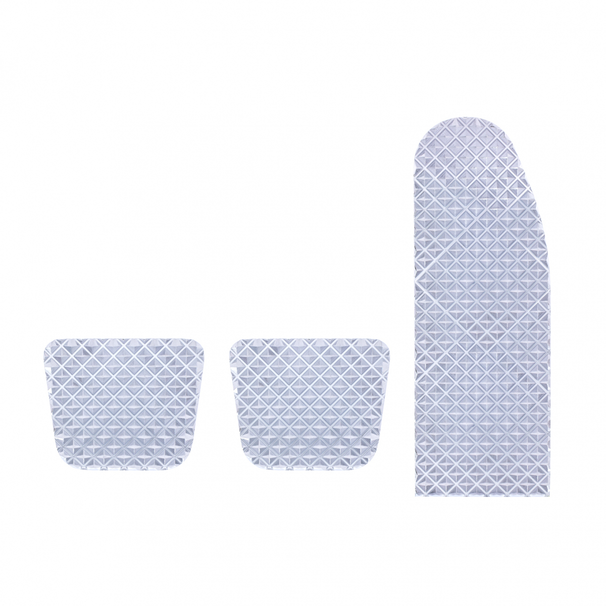 Chrome Billet Aluminum Diamond Pedal Set For 2014+ Peterbilt 567/579/587/589