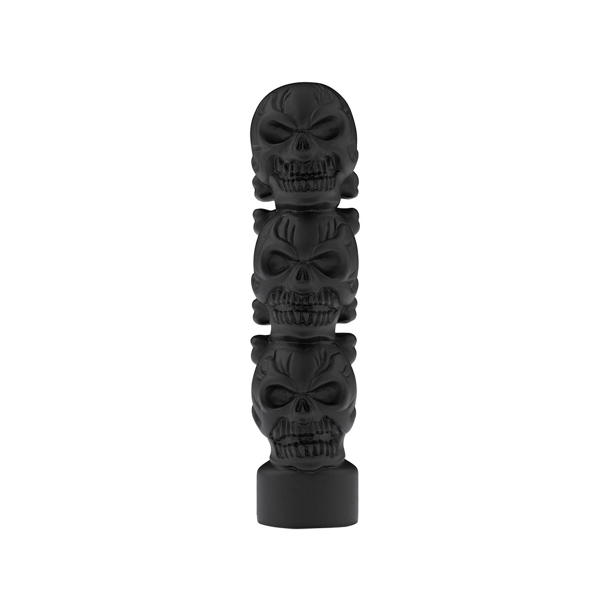1/2"-13 Thread-On 3 Skull Candy Color Shift Knob-Matte Black - Thumbnail 2
