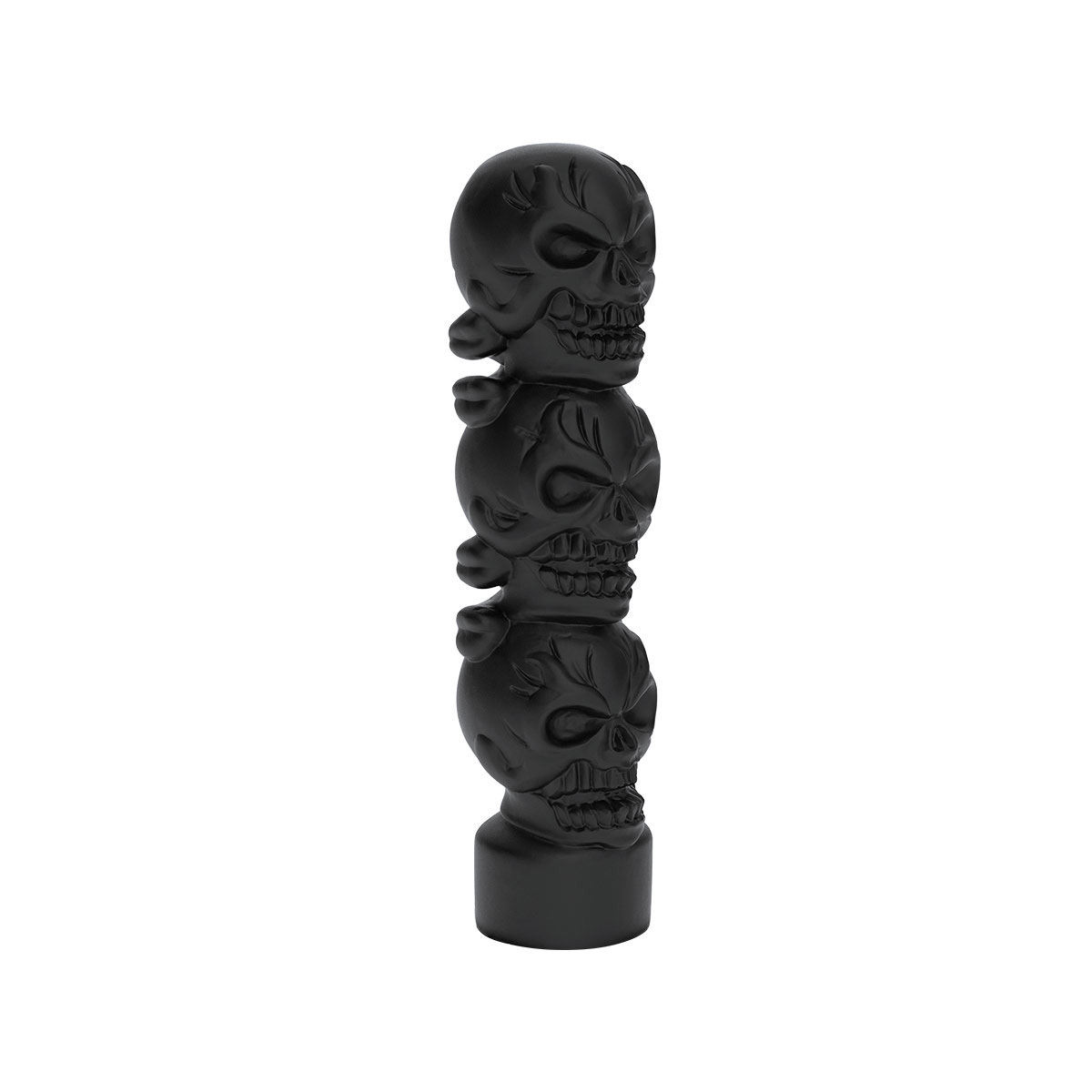 1/2"-13 Thread-On 3 Skull Candy Color Shift Knob-Matte Black - Thumbnail 6
