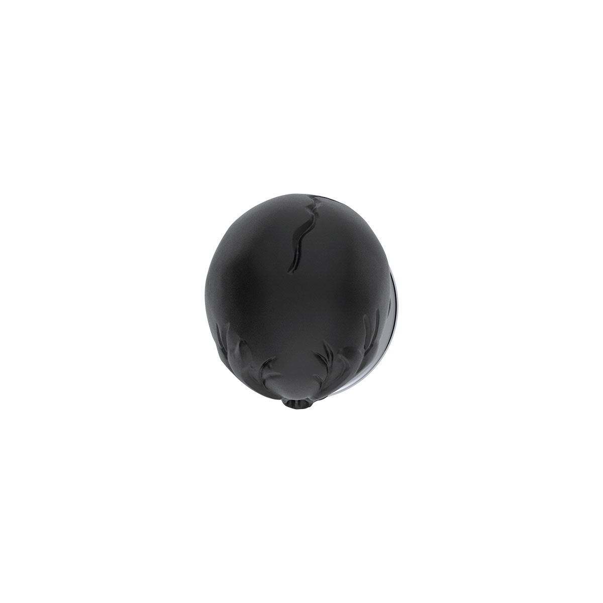 Thread-On 3-Skulls Gearshift Knob With Adapter For Eaton-Fuller 9/10 Speed Shifter-Matte Black - Thumbnail 4