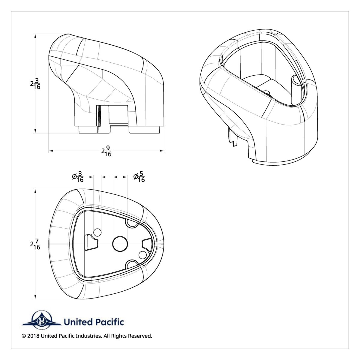 13/15/18 Speed Eaton-Fuller Style Gearshift Knob - Chrome Plastic - Thumbnail 4