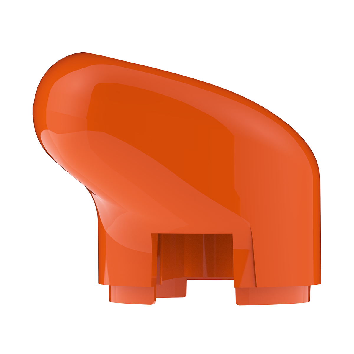 13/15/18 Speed Eaton-Fuller Style Gearshift Knob - Cadmium Orange - Thumbnail 3