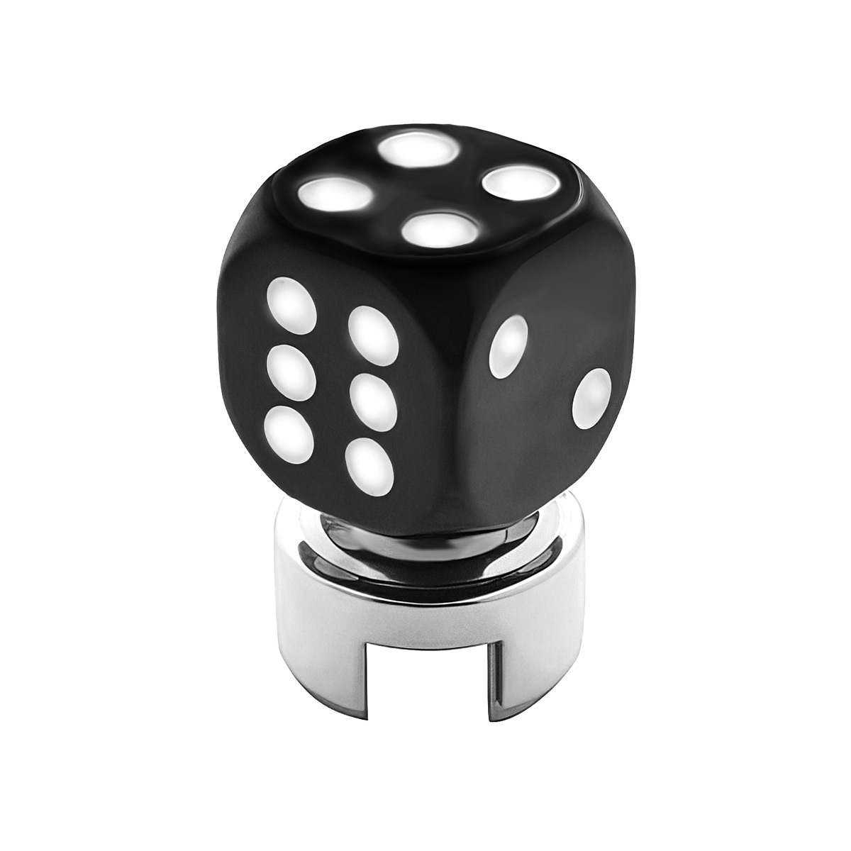 Black Dice Gearshift Knob With 13/15/18 Speed Adapter - Thumbnail 2