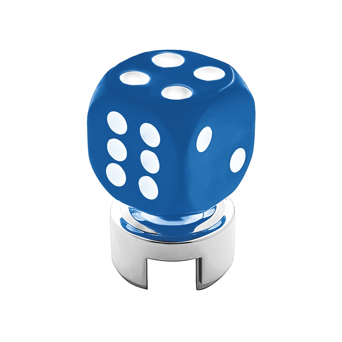 Blue Dice Gearshift Knob With 13/15/18 Speed Adapter - Thumbnail 2