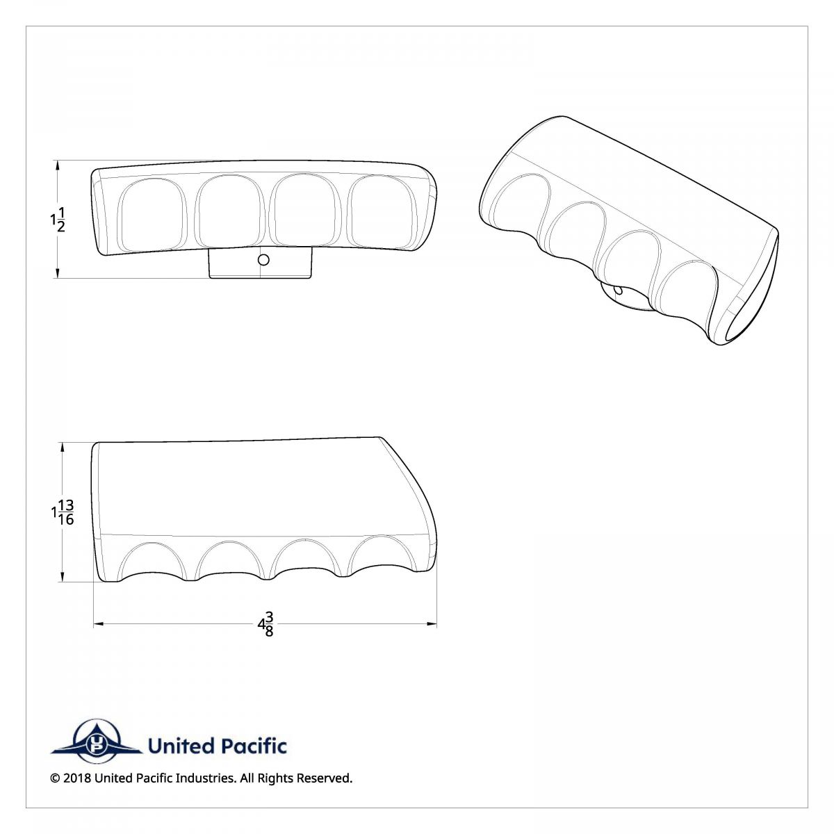 T-Shape Gearshift Knob - Chrome - Thumbnail 5