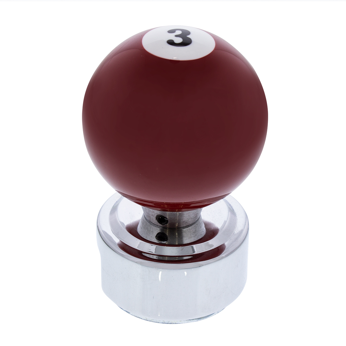 Number 3 Pool Ball Gearshift Knob For 13/15/18 Speed Eaton Style Shifters - Thumbnail 5