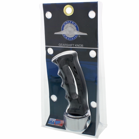 Slot Style Gearshift Knob With 13/15/18 Speed Adapter - Black - Thumbnail 3