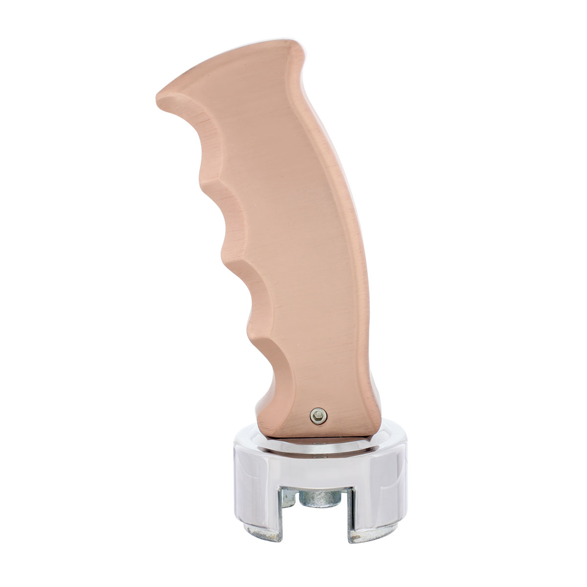 Pistol Grip Gearshift Knob With 13/15/18 Speed Adapter - Rose Gold - Thumbnail 2