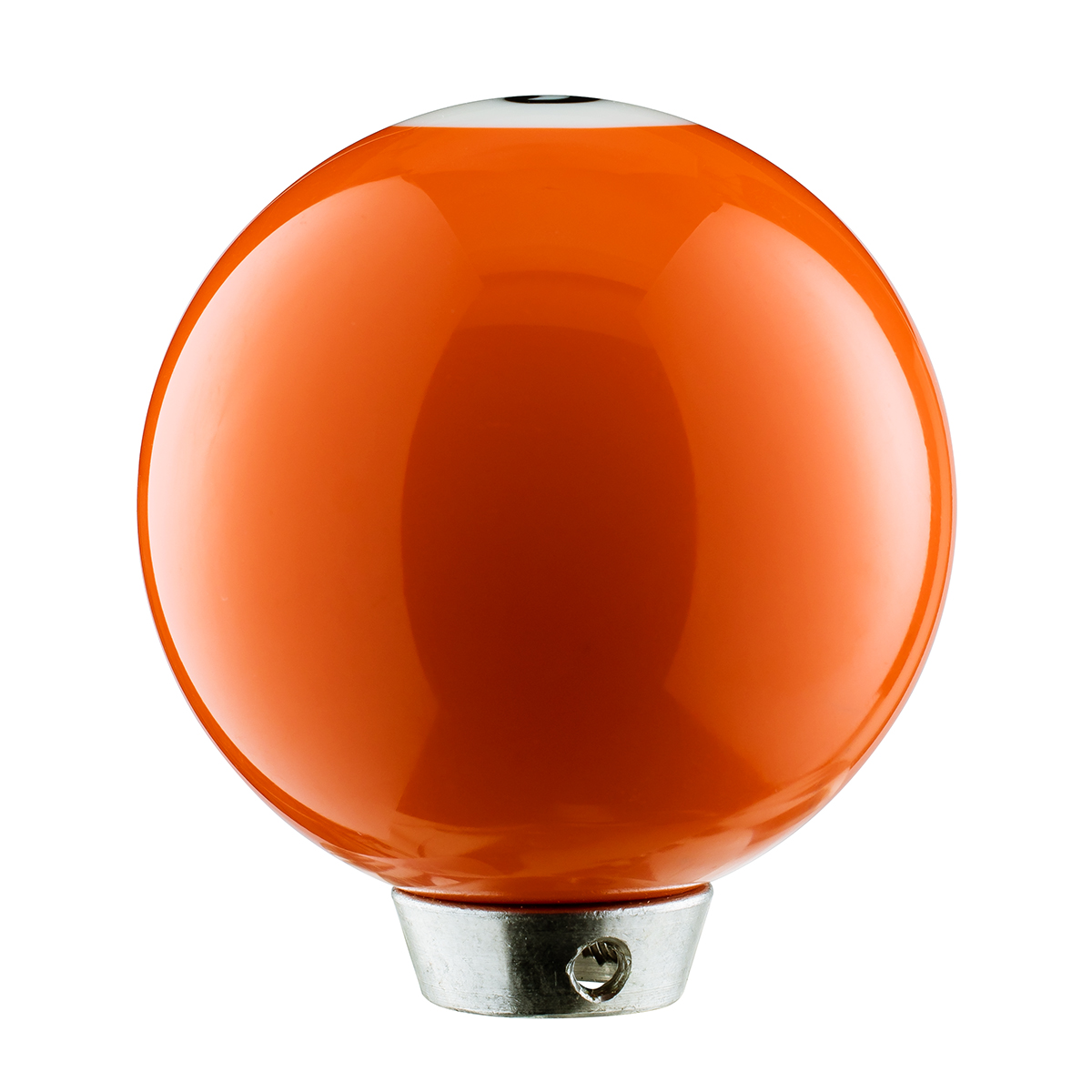 Number 5 Pool Ball Gearshift Knob - Gloss Orange - Thumbnail 2
