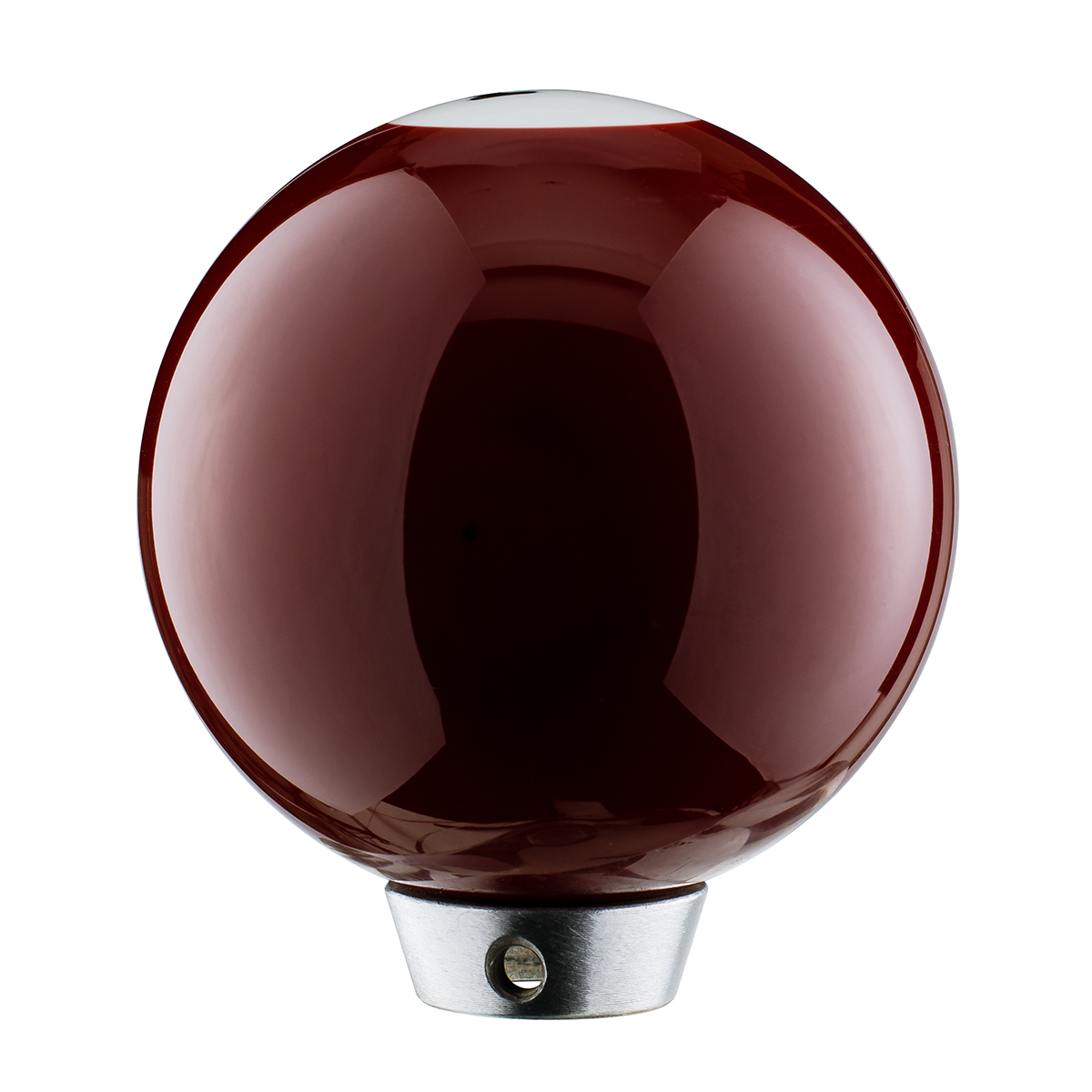 Number 7 Pool Ball Gearshift Knob - Gloss Maroon - Thumbnail 2