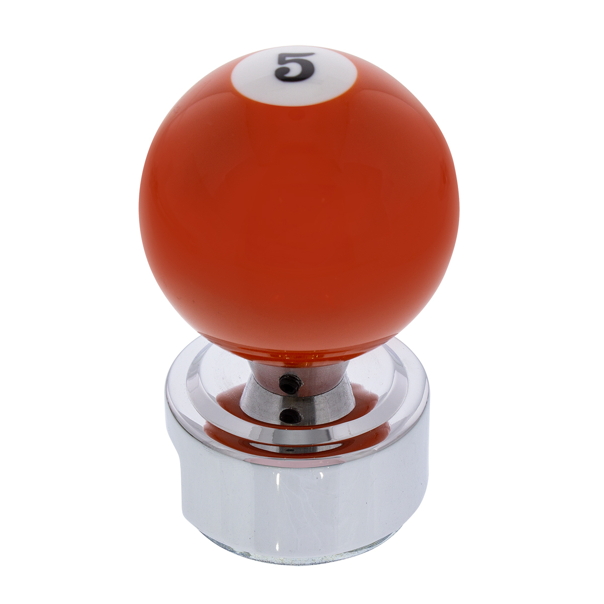 Number 5 Pool Ball Gearshift Knob For 13/15/18 Speed Eaton Style Shifters - Thumbnail 5