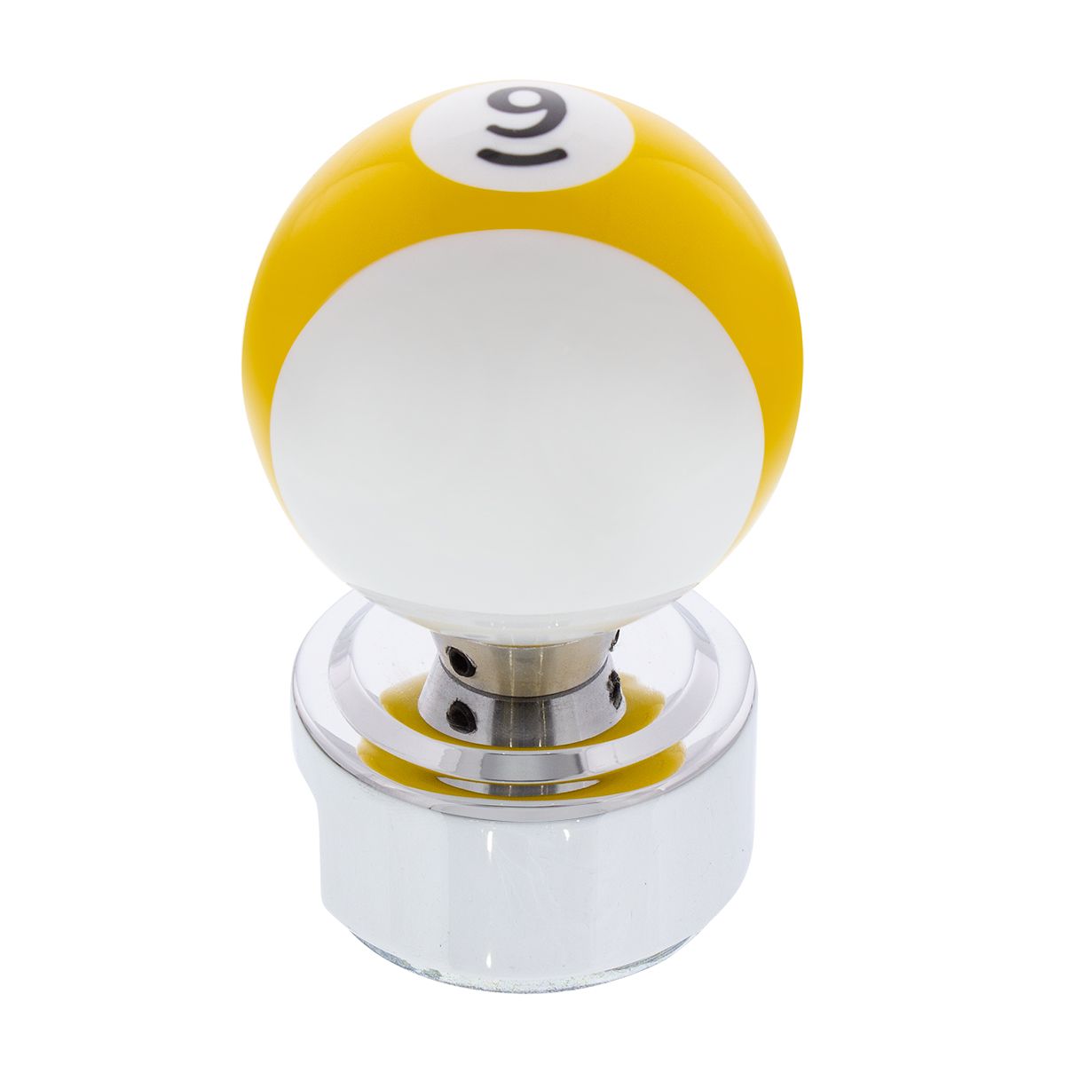 Number 9 Pool Ball Gearshift Knob For 13/15/18 Speed Eaton Style Shifters
