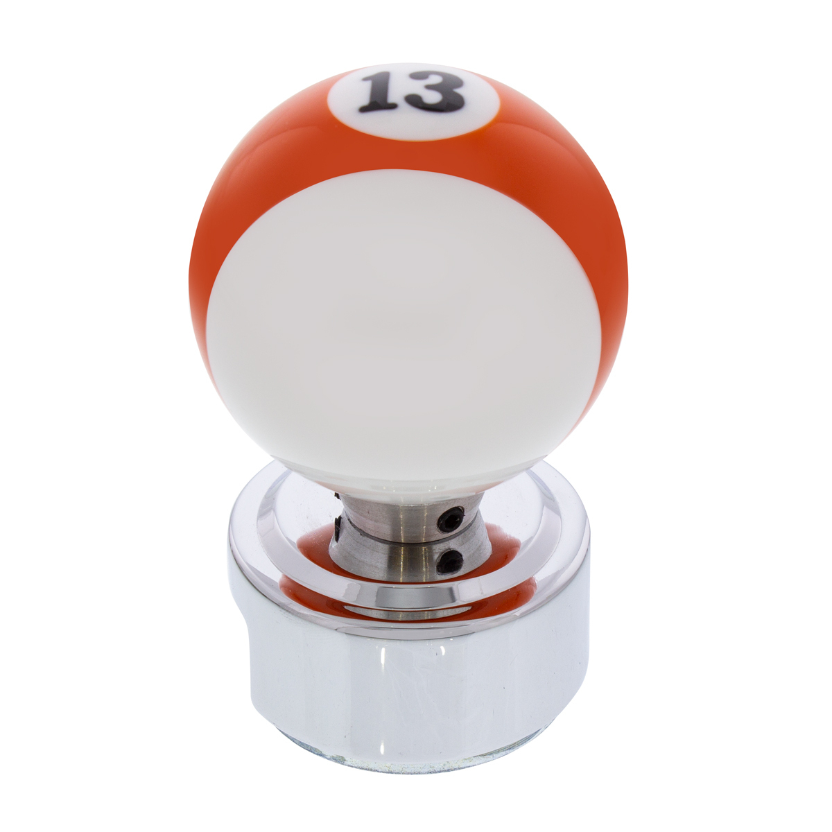 Number 13 Pool Ball Gearshift Knob For 13/15/18 Speed Eaton Style Shifters - Thumbnail 5
