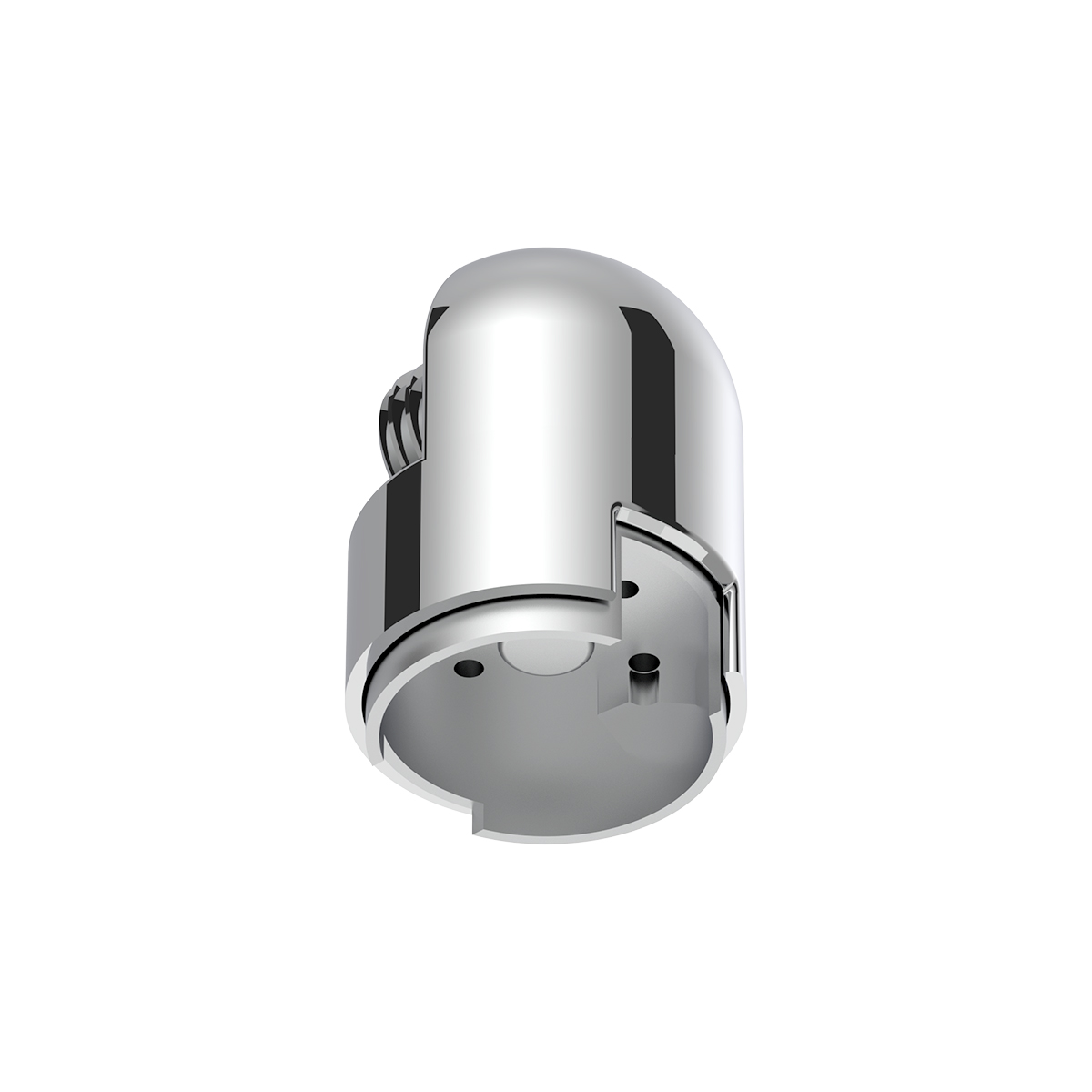 M30X3.5 Thread-On Gearshift Knob Chrome Mounting Adapter For Eaton Fuller Style 13/15/18 Speed - Horizontal (Bulk) - Thumbnail 5