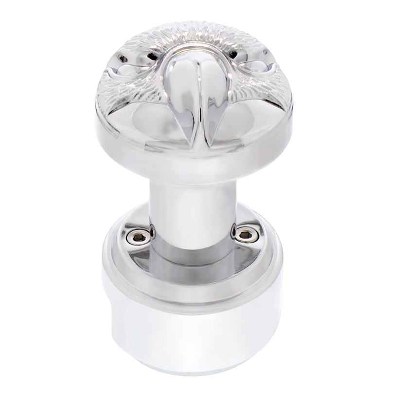 Eagle Thread-On Gearshift Knob With 13/15/18 Speed Adapter - Chrome - Thumbnail 3