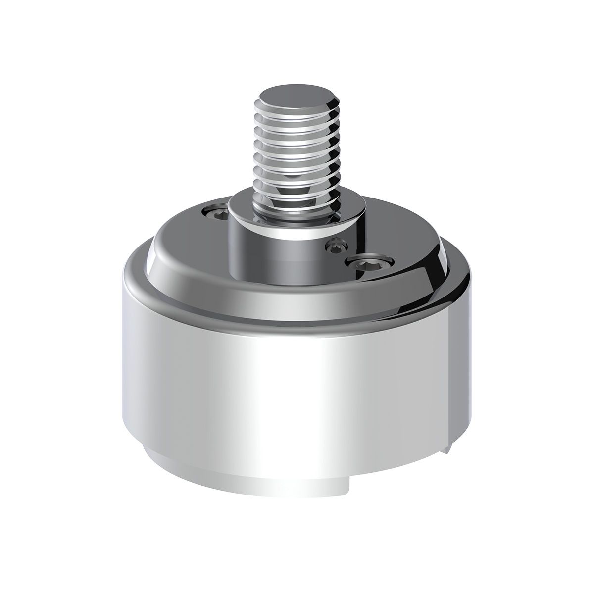 1/2"-13 Thread-On Shift Knob Mounting Adapter For Eaton Fuller Style 9/10 Shifter - Chrome (Bulk)