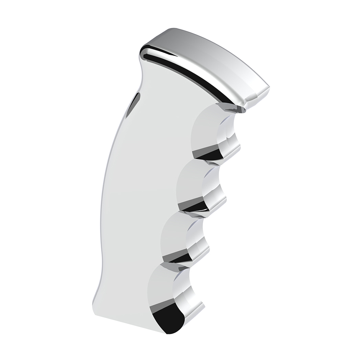 Thread-On Pistol Grip Gearshift Knob - Chrome - Thumbnail 4
