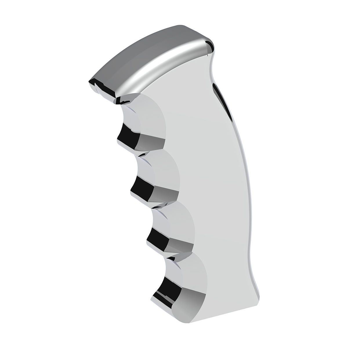 Thread-On Pistol Grip Gearshift Knob - Chrome - Thumbnail 8