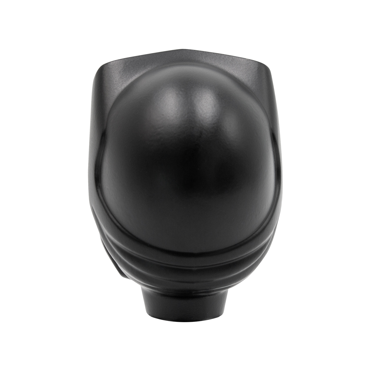 Aluminum Skull Biker 1/2"-13 Thread-On Gearshift Knob - Black (Bulk) - Thumbnail 4