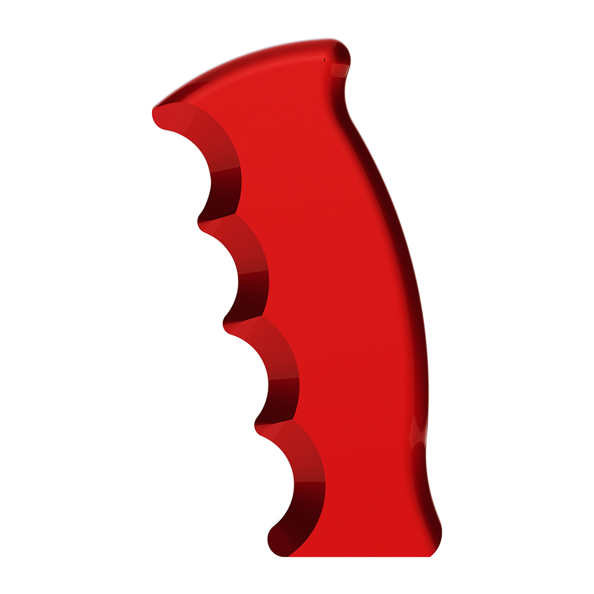 Thread-On Pistol Grip Gearshift Knob - Candy Red - Thumbnail 2