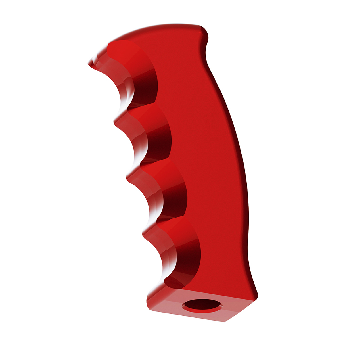 Thread-On Pistol Grip Gearshift Knob - Candy Red - Thumbnail 3