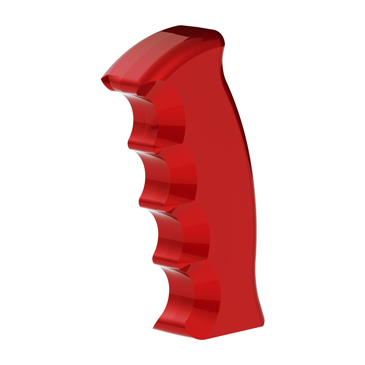 Thread-On Pistol Grip Gearshift Knob - Candy Red - Thumbnail 8